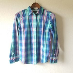 Tommy Hilfiger Plaid Button Down Shirt
